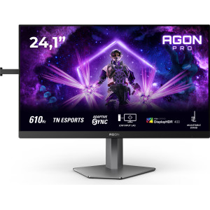 AOC G2 AG246FK6 monitor de ecrã 61,2 cm (24.1") 1920 x 1080 pixels Full HD LED Preto, Cinzento