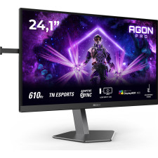 AOC G2 AG246FK6 monitor de ecrã 61,2 cm (24.1") 1920 x 1080 pixels Full HD LED Preto, Cinzento