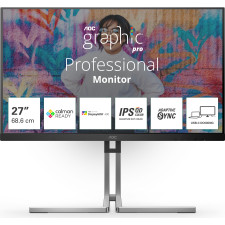 AOC Q27U3CV monitor de ecrã 68,6 cm (27") 2560 x 1440 pixels 4K Ultra HD LCD Preto