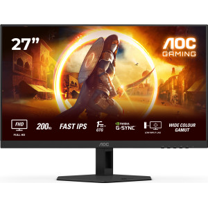 AOC G4 27G4HRE monitor de ecrã 68,6 cm (27") 1920 x 1080 pixels Full HD LED Preto, Vermelho