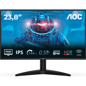 AOC 24B36X monitor de ecrã 60,5 cm (23.8") 1920 x 1080 pixels Full HD LED Preto