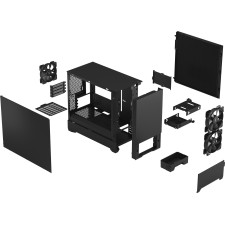 Fractal Design Pop Mini Silent Mini Tower Preto