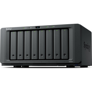 Synology DiskStation DS1825+ servidor NAS e de armazenamento Ryzen Embedded V1500B 8 GB DDR4 0 TB Preto