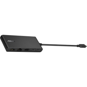 ASUS Dual 4K USB-C Dock DC201 Com fios USB 3.2 Gen 2 (3.1 Gen 2) Type-C Preto
