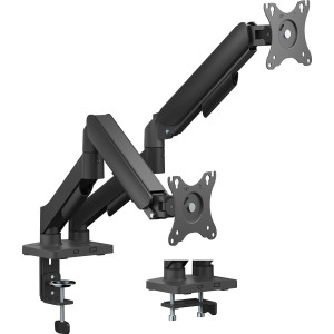 AISENS DT32TSR-357 montagem e suporte para monitores 81,3 cm (32") Secretária Preto