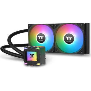 Thermaltake LA240 ARGB Placa mãe Kit de arrefecimento líquido 12 cm Preto 1 unidade(s)