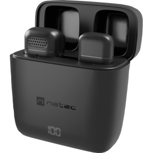 NATEC Hopper Preto Microfone de lapela