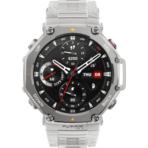 Amazfit T-Rex 3 3,81 cm (1.5") AMOLED Digital 480 x 480 pixels Ecrã táctil Aço inoxidável GPS