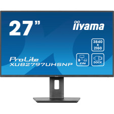 iiyama ProLite XUB2797UHSNP-B1 monitor de ecrã 68,6 cm (27") 3840 x 2160 pixels 4K Ultra HD LED Preto
