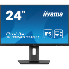 iiyama XUB2497HSU-B2 monitor de ecrã 60,5 cm (23.8") 1920 x 1080 pixels Full HD LED Preto