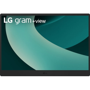 LG 17MT70 Monitor portátil Preto, Aço inoxidável 43,2 cm (17") LED 2560 x 1600 pixels