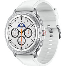 Samsung Galaxy Watch 8 Classic 3,3 cm (1.3") AMOLED 46 mm Digital 438 x 438 pixels Ecrã táctil 4G Prateado Wi-Fi GPS