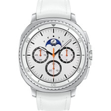 Samsung Galaxy Watch 8 Classic 3,3 cm (1.3") AMOLED 46 mm Digital 438 x 438 pixels Ecrã táctil 4G Prateado Wi-Fi GPS