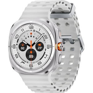 Samsung Galaxy Watch Ultra 3,81 cm (1.5") AMOLED 47 mm Digital 480 x 480 pixels Ecrã táctil 4G Titânio, Branco Wi-Fi GPS