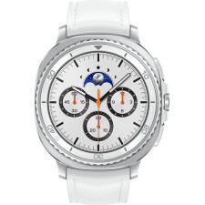Samsung Galaxy Watch8 Classic 3,3 cm (1.3") AMOLED 46 mm Digital 438 x 438 pixels Ecrã táctil Prateado Wi-Fi GPS