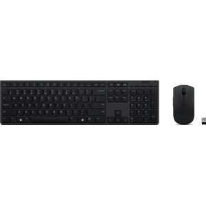 Lenovo 4X31K03957 teclado Rato incluído RF Wireless + Bluetooth Português Cinzento