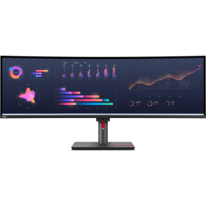 Lenovo ThinkVision P49w-30 LED display 124,5 cm (49") 5120 x 1440 pixels DQHD Preto