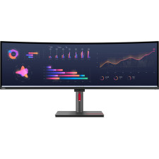 Lenovo ThinkVision P49w-30 LED display 124,5 cm (49") 5120 x 1440 pixels DQHD Preto