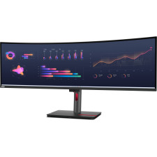 Lenovo ThinkVision P49w-30 LED display 124,5 cm (49") 5120 x 1440 pixels DQHD Preto