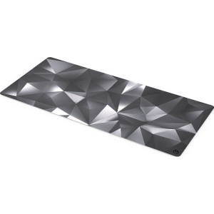 ENDORFY Crystal Black XL Tapete Gaming Preto, Cinzento, Branco