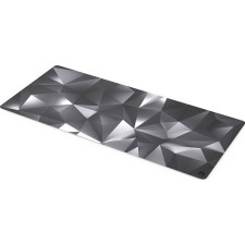 ENDORFY Crystal Black XL Tapete Gaming Preto, Cinzento, Branco