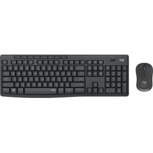Logitech MK295 Silent Wireless Combo teclado Rato incluído Escritório RF Wireless Português Grafite