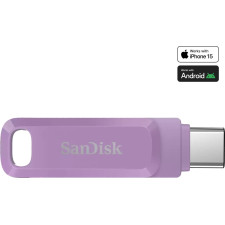 SanDisk Ultra Dual Drive Go unidade de memória USB 1 TB USB Type-C 3.2 Gen 1 (3.1 Gen 1) Lavanda