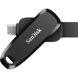 SanDisk SDDDC6-064G-G46 unidade de memória USB 64 GB USB Type-C 3.2 Gen 1 (3.1 Gen 1) Preto