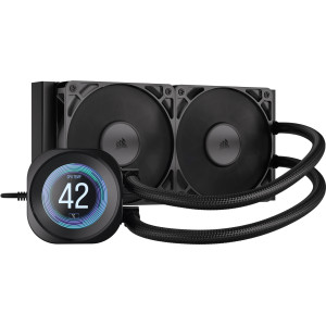 Corsair Nautilus 240 RS LCD Processador Refrigerador líquido all-in-one 12 cm Preto 1 unidade(s)
