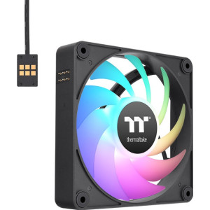 Thermaltake CT120 EX ARGB Caixa de computador Ventoinha 12 cm Preto, Branco 3 unidade(s)