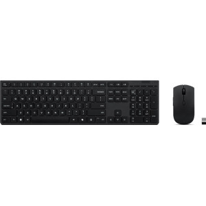 Lenovo 4X31R64340 teclado Rato incluído Escritório RF Wireless + Bluetooth Português Preto
