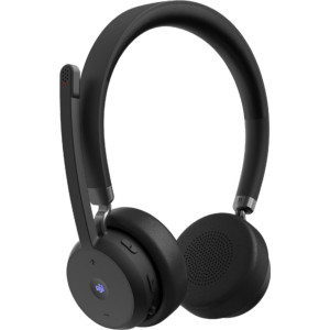Lenovo Wireless VoIP Headset Auscultadores Sem fios Fita de cabeça Escritório Call center Bluetooth Preto
