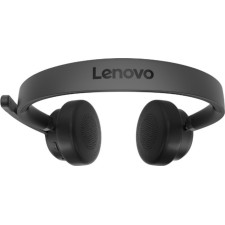 Lenovo Wireless VoIP Headset Auscultadores Sem fios Fita de cabeça Escritório Call center Bluetooth Preto
