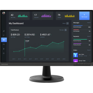 Lenovo C24-40 LED display 60,5 cm (23.8") 1920 x 1080 pixels Full HD Preto