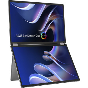ASUS ZenScreen Duo OLED MQ149CD monitor de ecrã 35,6 cm (14") 1920 x 1200 pixels WUXGA Prateado