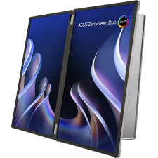 ASUS ZenScreen Duo OLED MQ149CD monitor de ecrã 35,6 cm (14") 1920 x 1200 pixels WUXGA Prateado