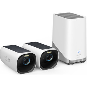 Eufy T88713W1 câmara de segurança Caixa Câmara de segurança IP Exterior 3840 x 2160 pixels Parede