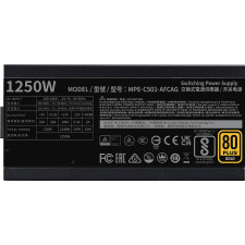 Cooler Master MWE Gold 1250 V2 ATX 3.1 fonte de alimentação 1250 W 24-pin ATX Preto