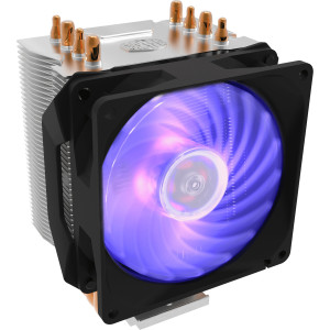 Cooler Master Hyper H410R RGB Processador 9,2 cm Preto, Prateado