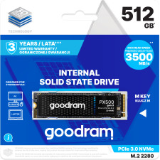 Goodram PX500 GEN.3 SSDPR-PX500-512-80-G3 disco SSD 512 GB M.2 PCI Express 3.0 NVMe 3D NAND