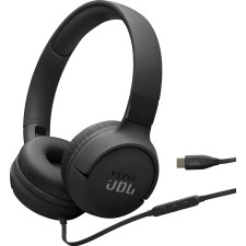 JBL Tune 520C USB-C Auscultadores Com fios Fita de cabeça Chamadas Música USB Type-C Preto