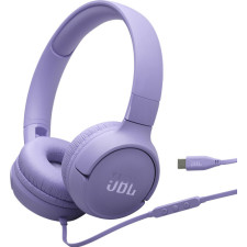 JBL Tune 520C USB-C Auscultadores Com fios Fita de cabeça Chamadas Música USB Type-C Lilás