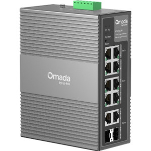 TP-Link Omada IES210GPP switch de rede Gerido Gigabit Ethernet (10 100 1000) Power over Ethernet (PoE) DIN rail Cinzento