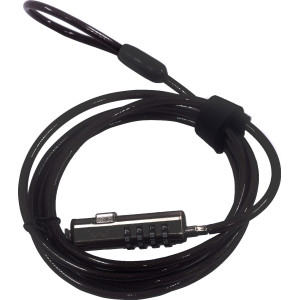 Ewent EW1238 cadeado antirroubo Preto 1,8 m