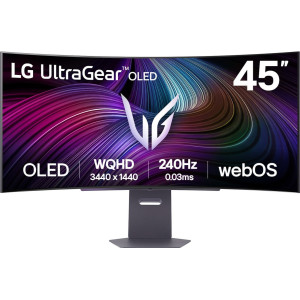 LG 45GX90SA-B monitor de ecrã 114,3 cm (45") 3440 x 1440 pixels Wide Quad HD OLED Preto
