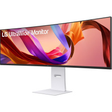 LG 49U950A-W monitor de ecrã 124,5 cm (49") 5120 x 1440 pixels Dual QHD LED Preto, Branco