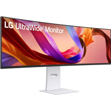 LG 49U950A-W monitor de ecrã 124,5 cm (49") 5120 x 1440 pixels Dual QHD LED Preto, Branco