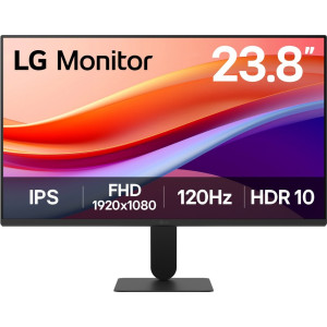 LG 24U411A-B monitor de ecrã 60,5 cm (23.8") 1920 x 1080 pixels Full HD LED Preto