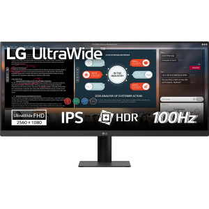 LG 29U511A-B monitor de ecrã 73,7 cm (29") 2560 x 1080 pixels WFHD LCD Preto