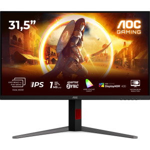 AOC G4 U32G4U monitor de ecrã 80 cm (31.5") 3840 x 2160 pixels 4K Ultra HD Preto, Vermelho